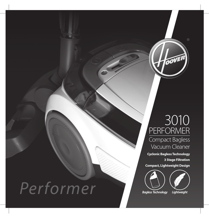 Hoover 3010 PERFORMER manual
