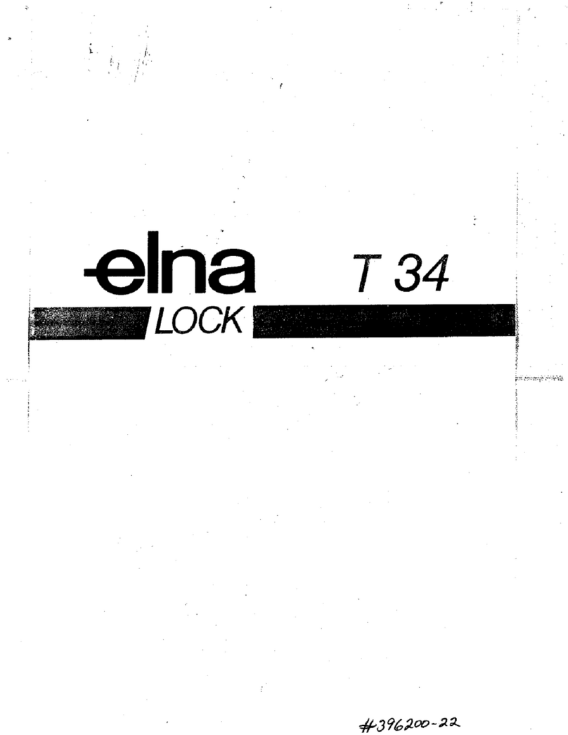 ELNA T-34 User manual