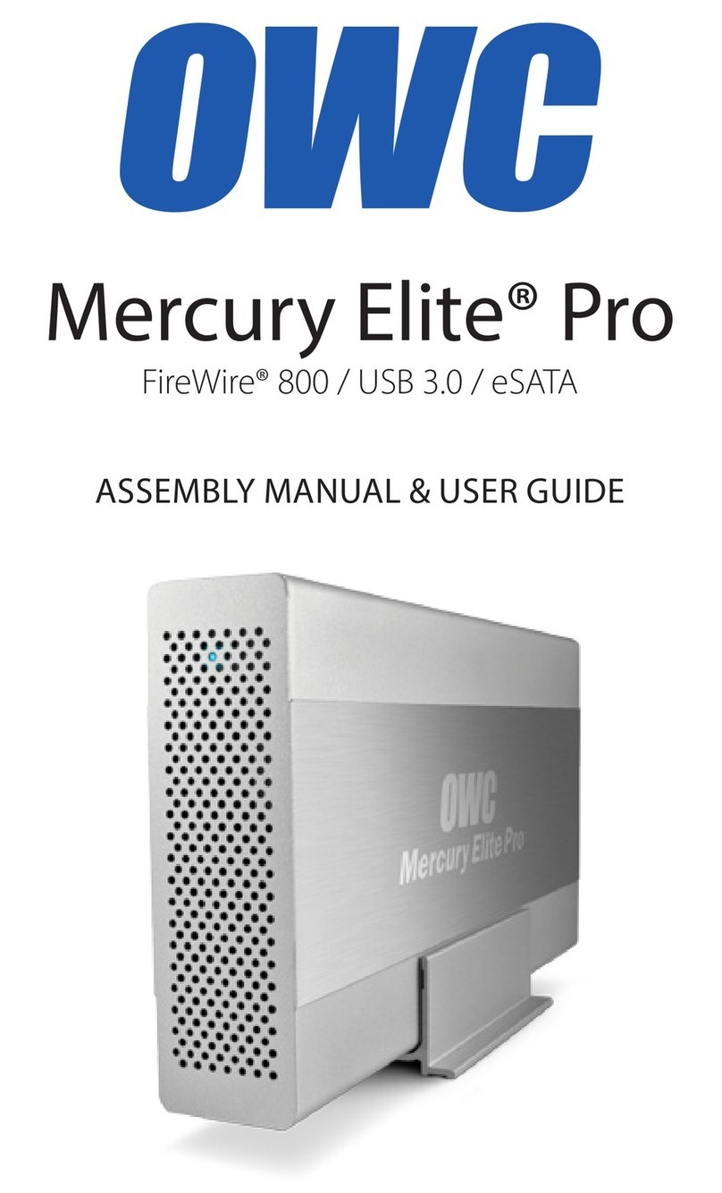 OWC Mercury Elite Pro Dual Assembly manual & user guide