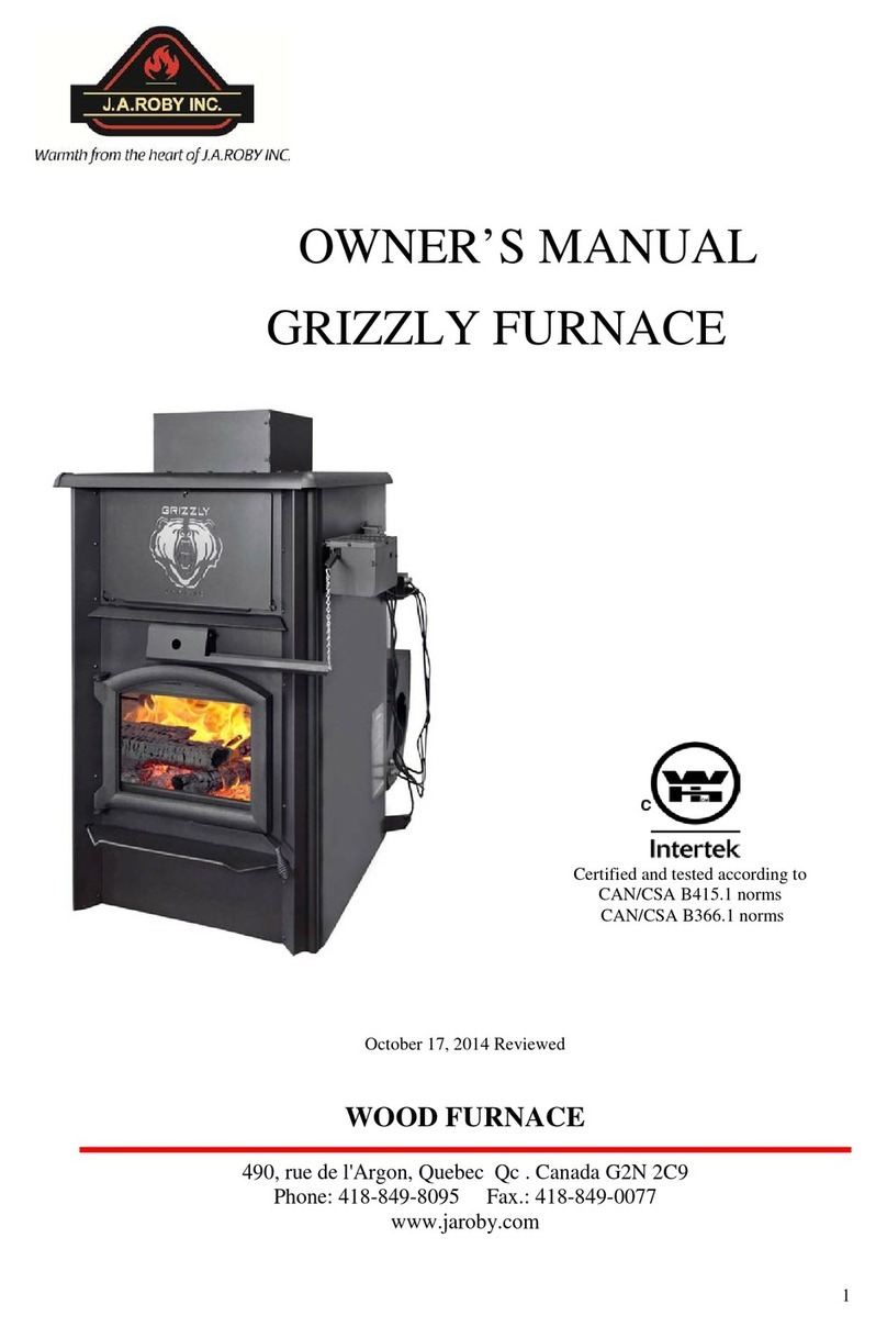 J. A. Roby GRIZZLY owner's manual