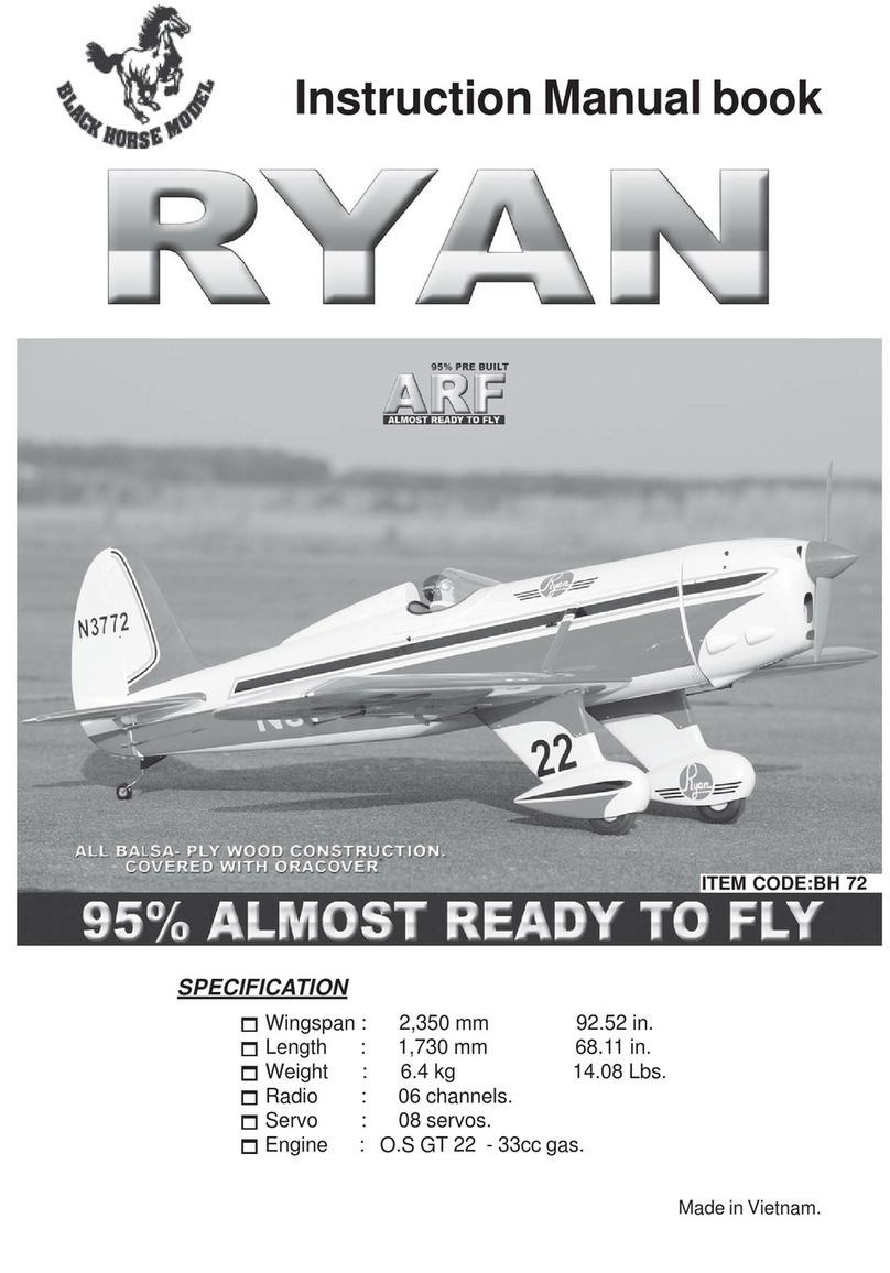 Black Horse Model RYAN BH 72 User manual