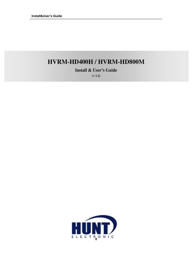 Hunt HVRM-HD400H user guide