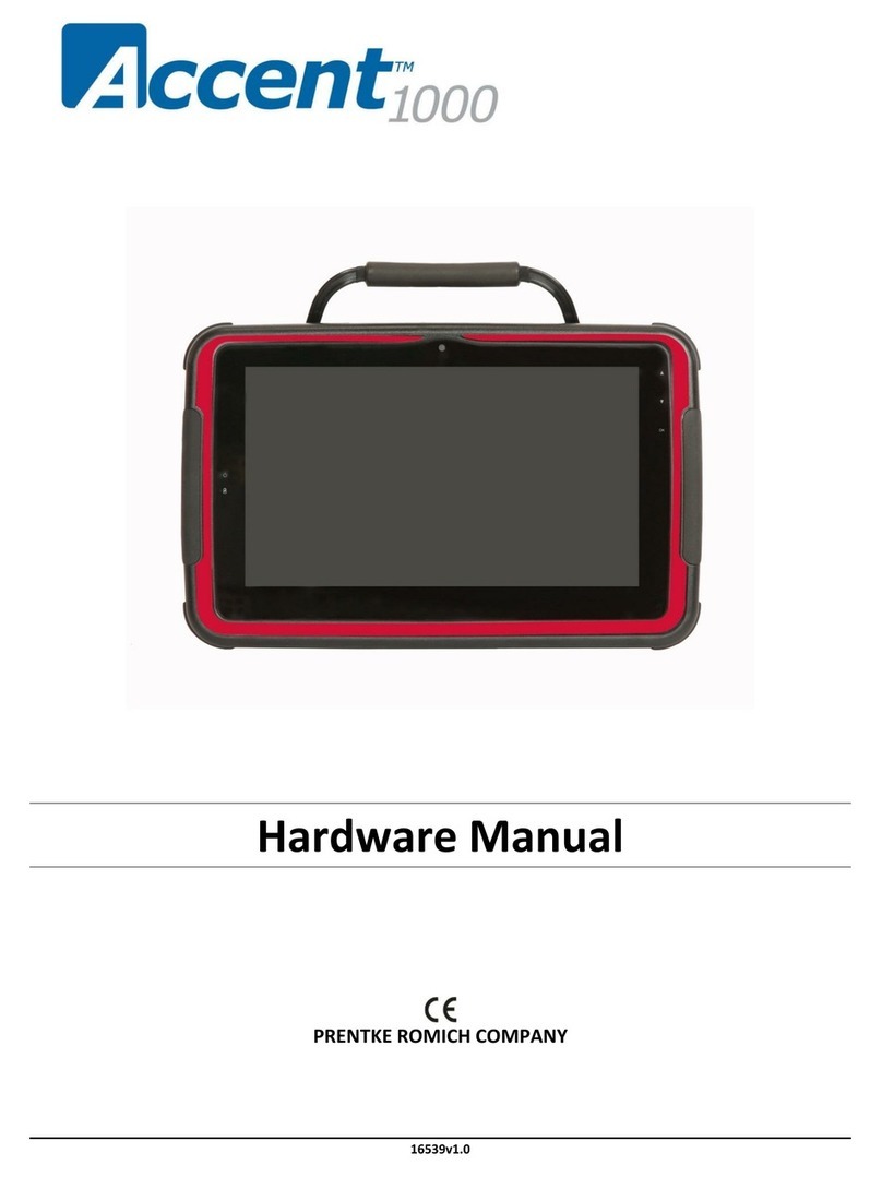 Prentke Romich Company Accent 1000 User manual