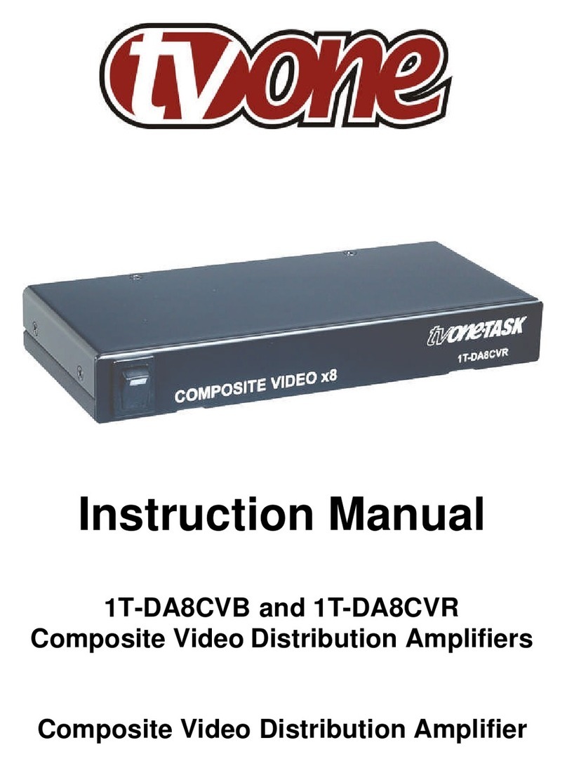 TV One 1T-DA8CVB instruction manual