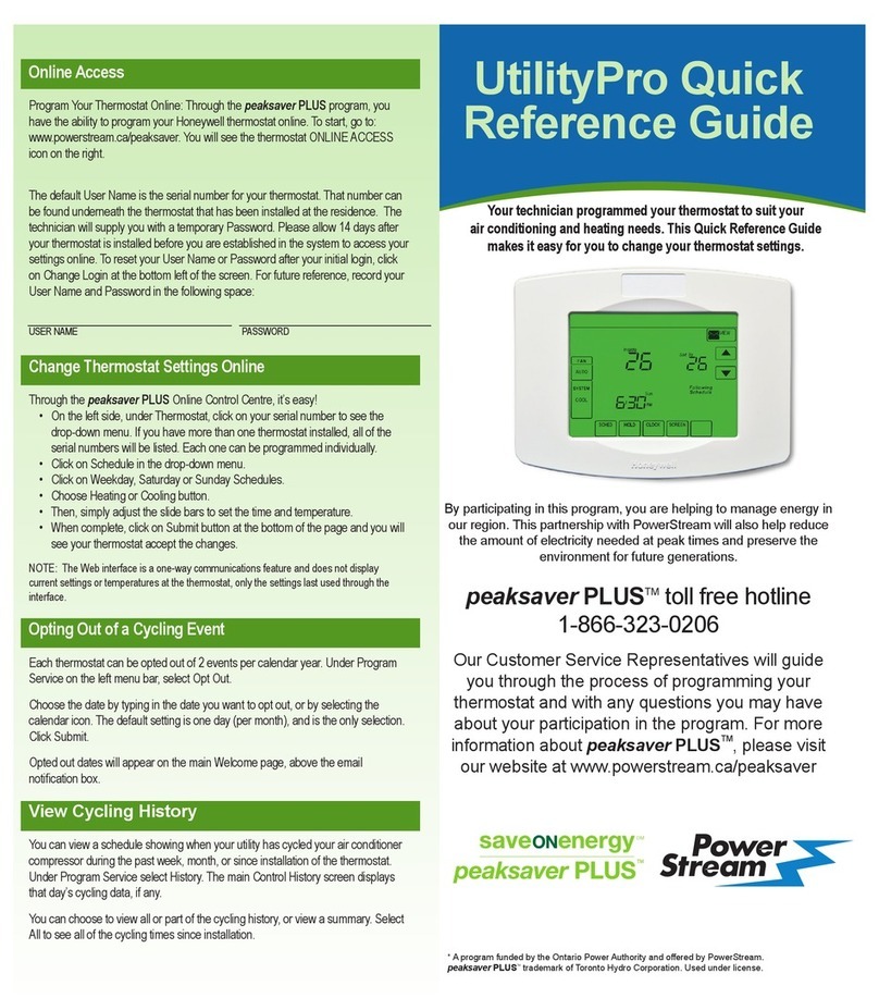 PowerStream UtilityPro Quick reference guide PowerStream UtilityPro Quick reference guide