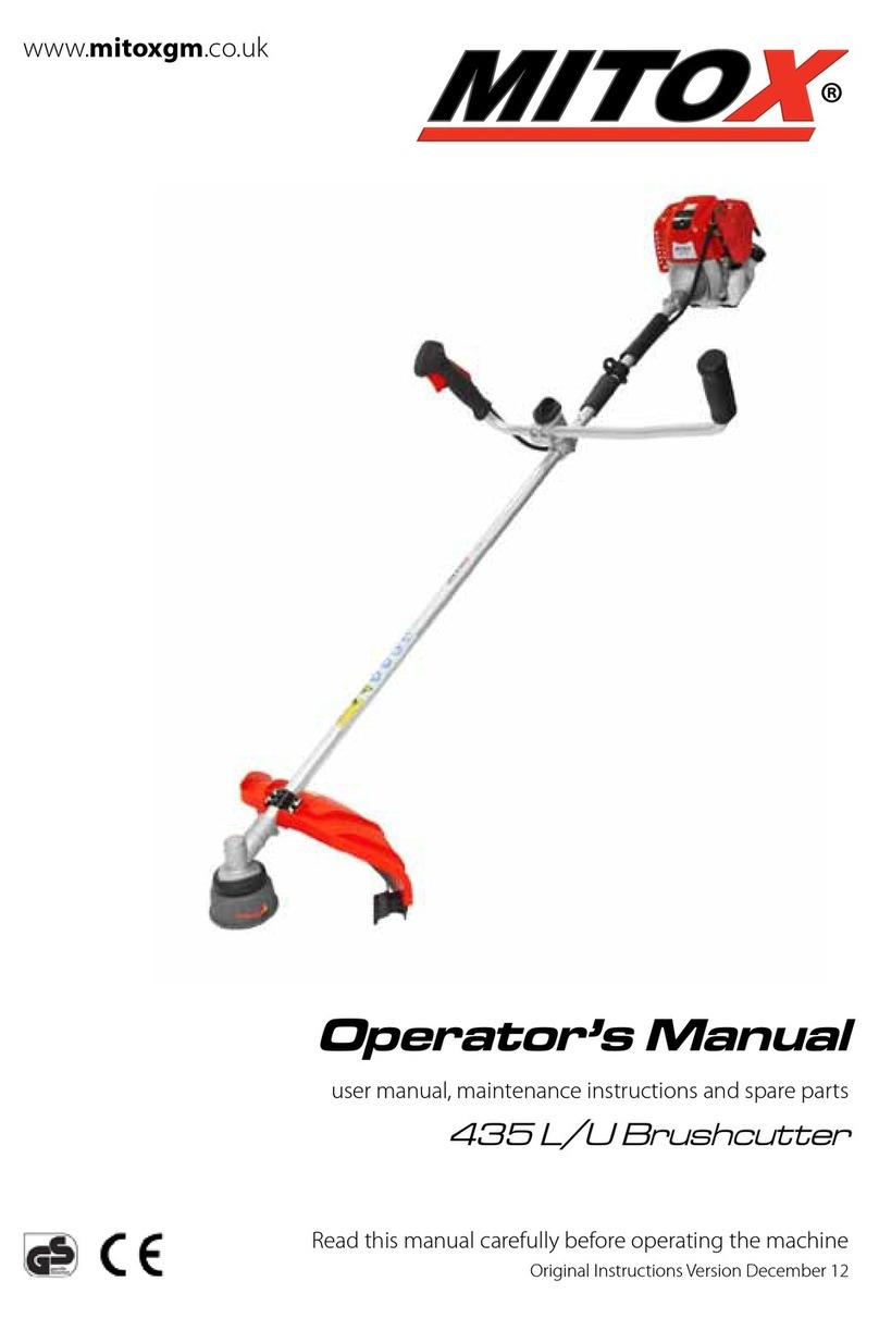Mitox 435 U Operator's manual