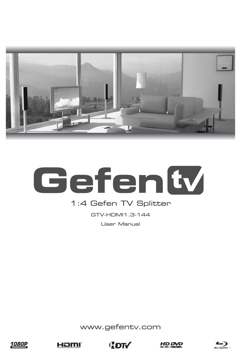 GefenTV GTV-HDMI1.3-144 user manual