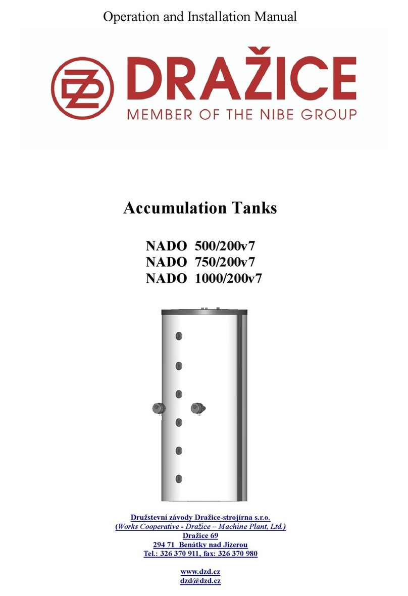 Drazice NADO 500/200v7 Operation and installation manual