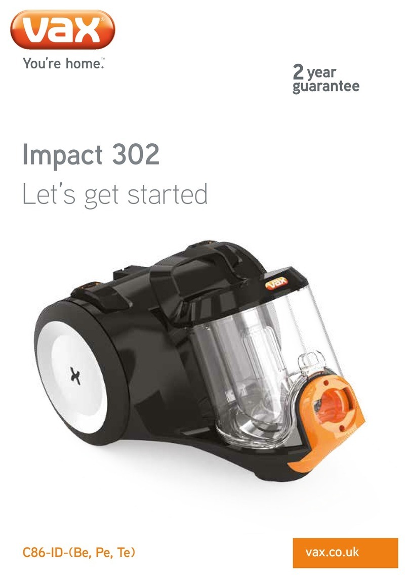 Vax Impact 302 C86-ID-Pe User manual