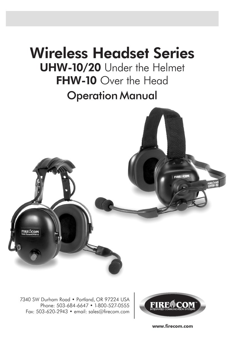 Firecom UHW-10 User manual