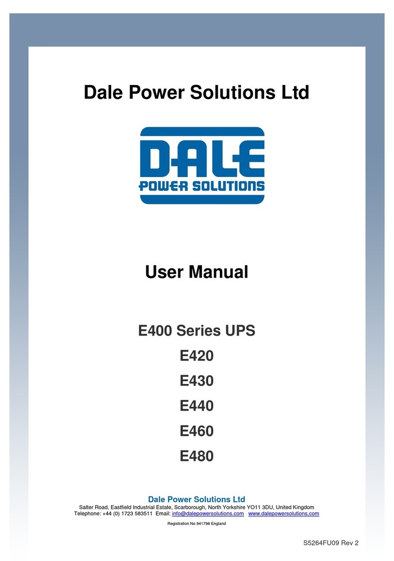 Dale Power Solutions E420 User manual