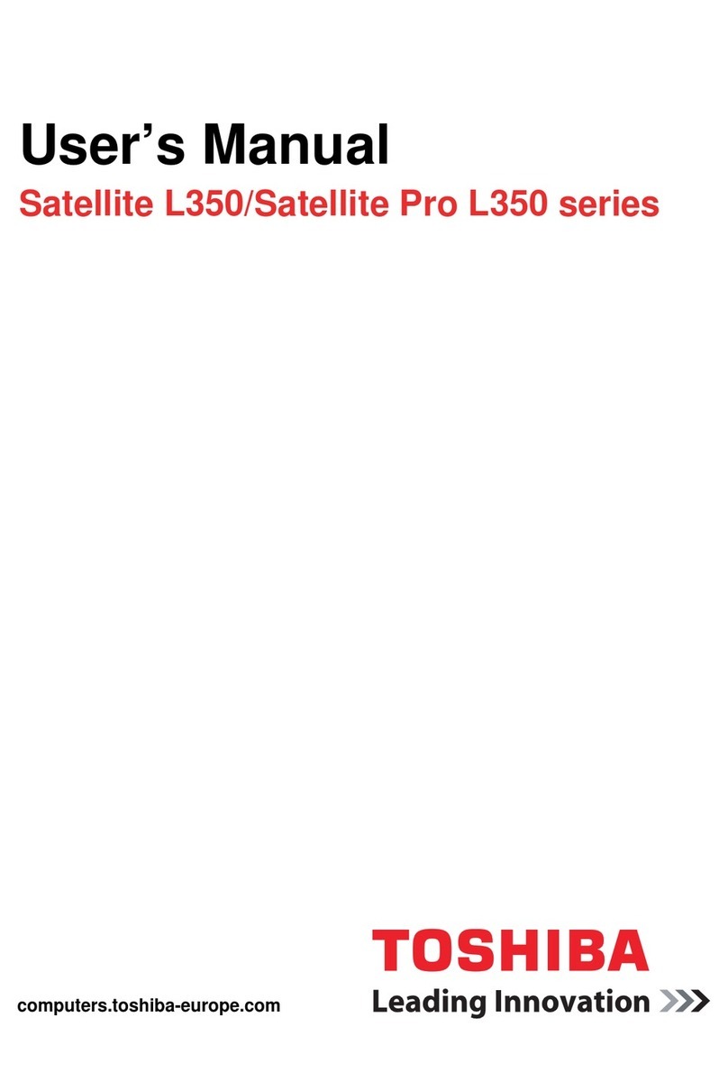 Toshiba Satellite L350 series User manual