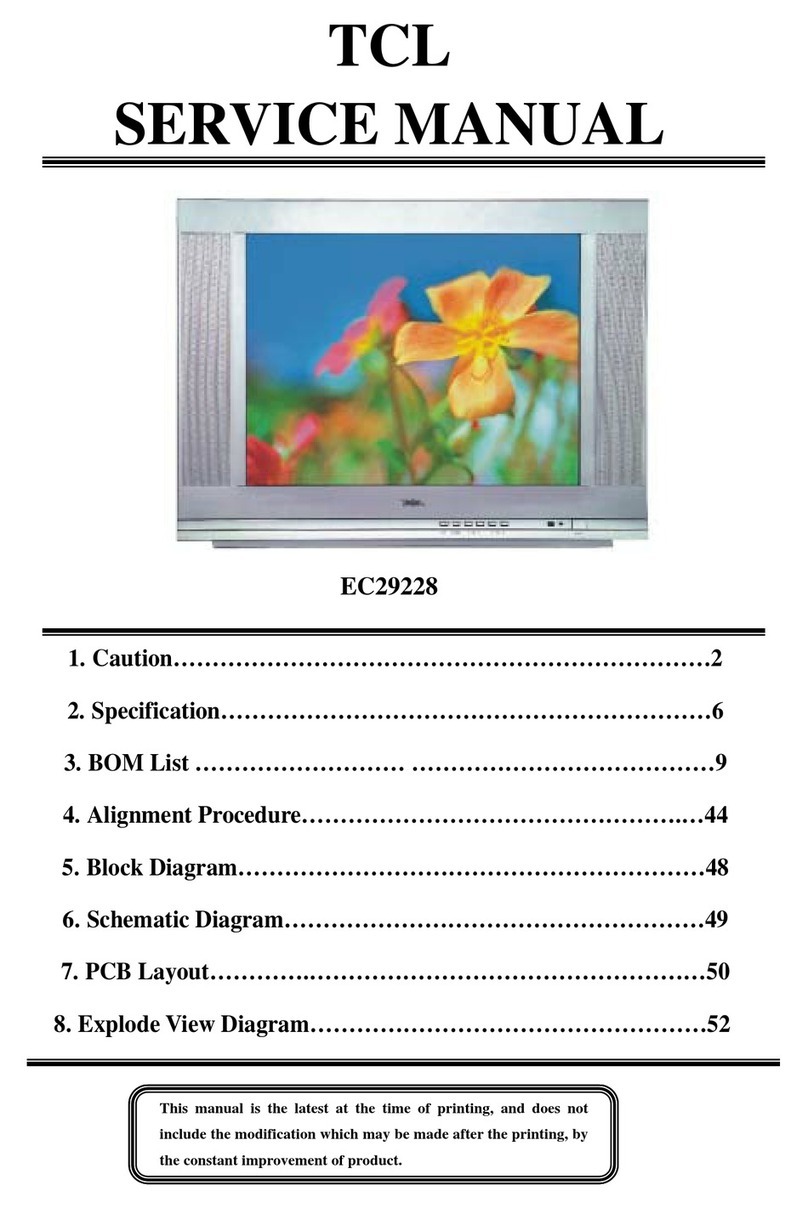 TCL EC29228 Service manual