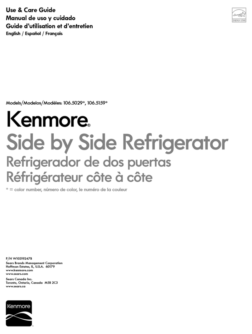 Kenmore 106.5029 series User manual