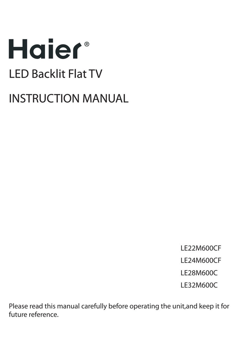 Haier LE28M600C User manual Haier LE28M600C User manual
