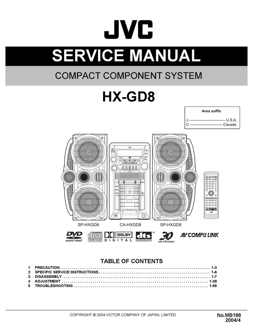 JVC HX-GD8 User manual