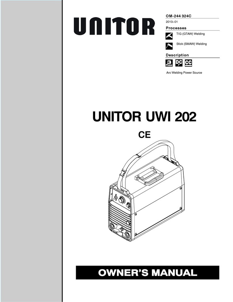 Unitor UWI 202 owner's manual