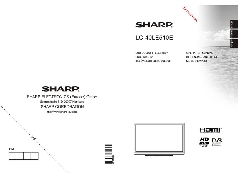 Sharp LC-40LE510E Operation manual