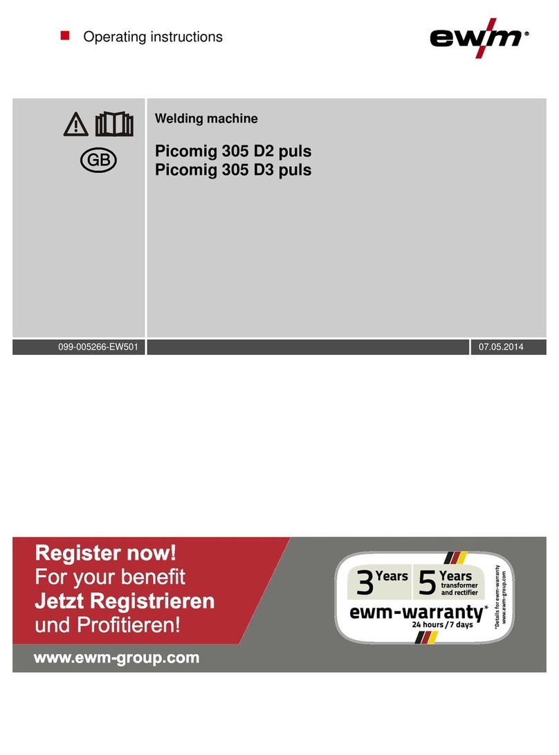 EWM Picomig 305 D2 puls User manual
