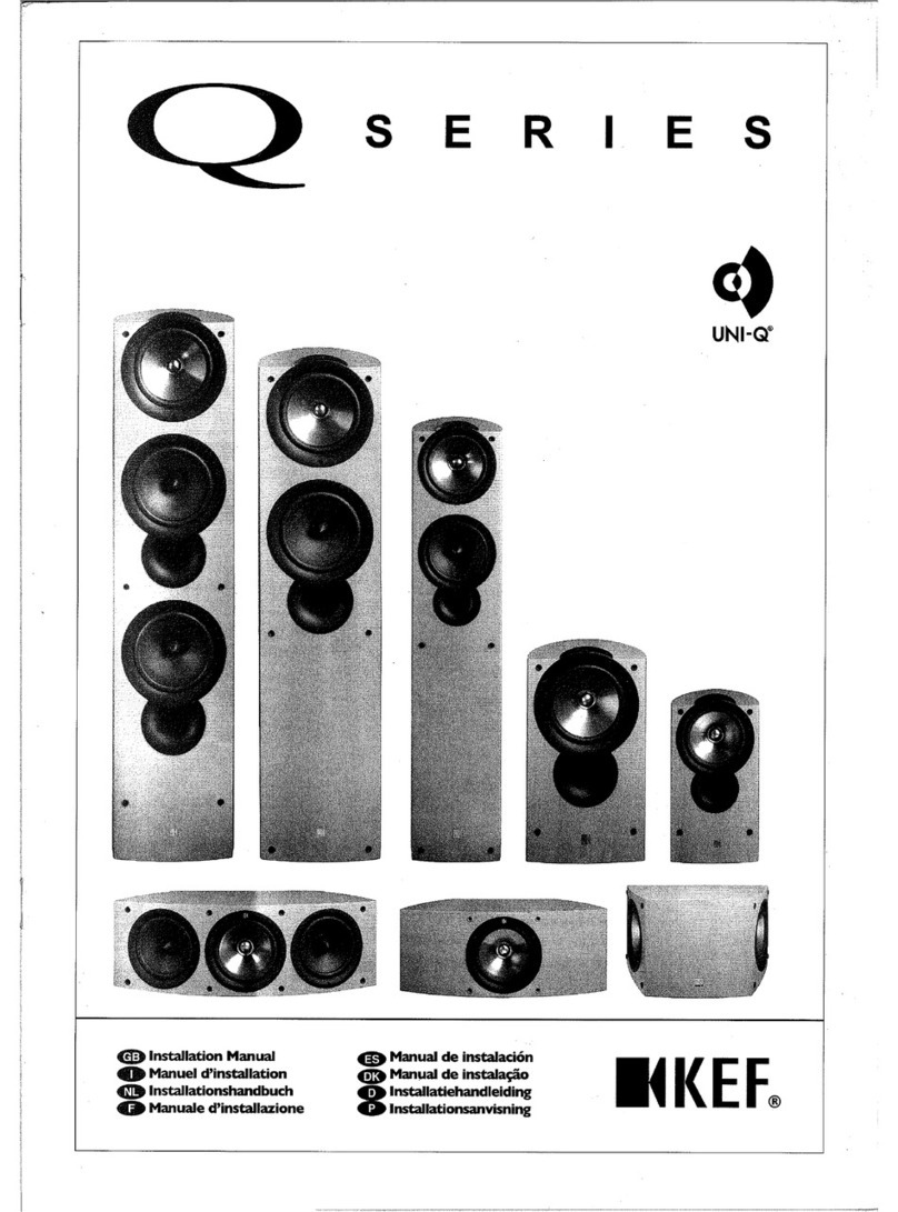 KEF q series User manual