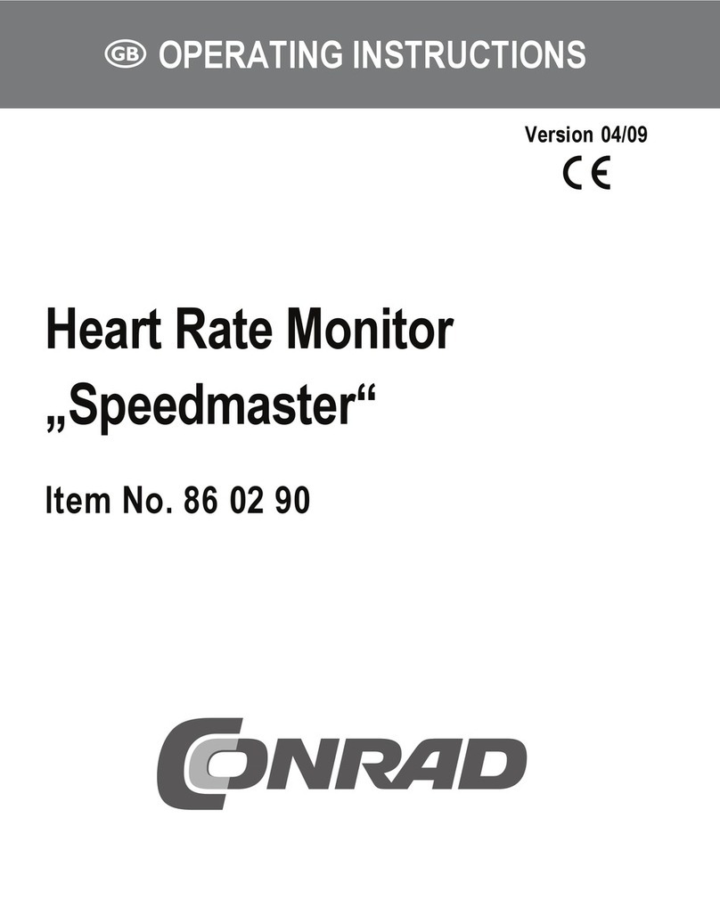 Conrad Speedmaster operating instructions