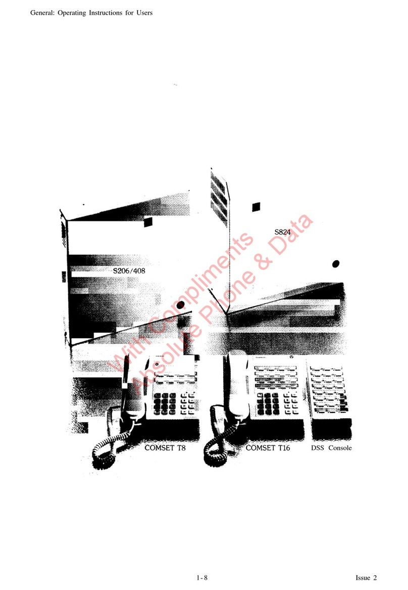 Commander comset T8 Instruction Manual