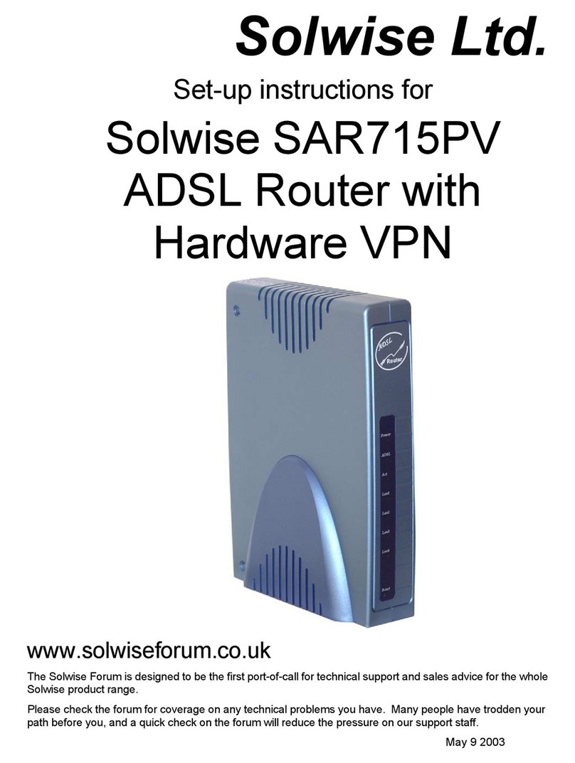 Solwise SAR715PV User manual