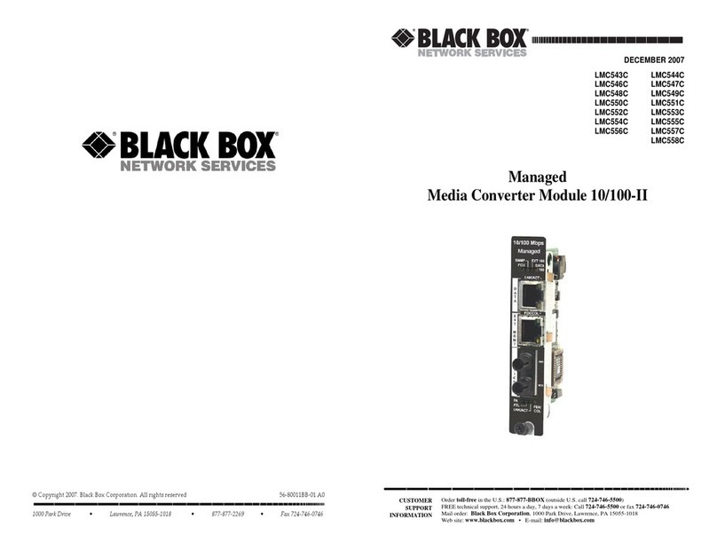 Black Box LMC543C User manual