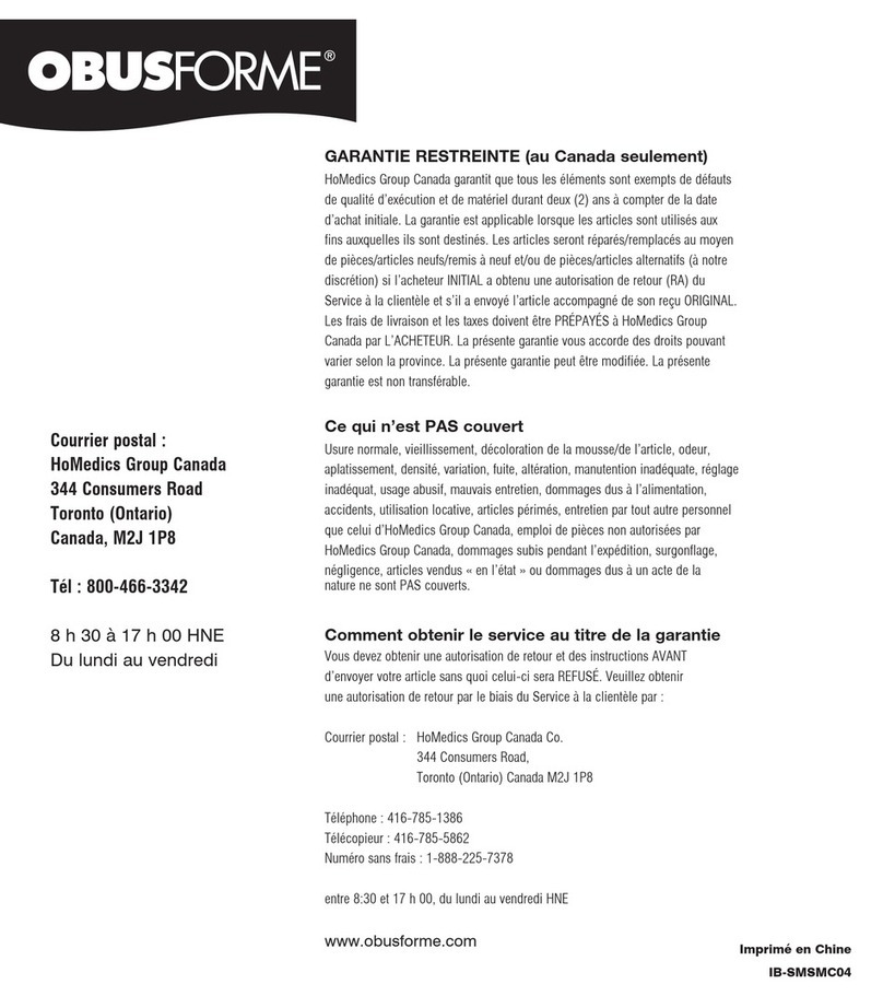 OBUSFORME SM-SMC-04 User manual
