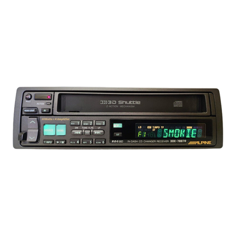 Alpine 3DA-7987 User manual