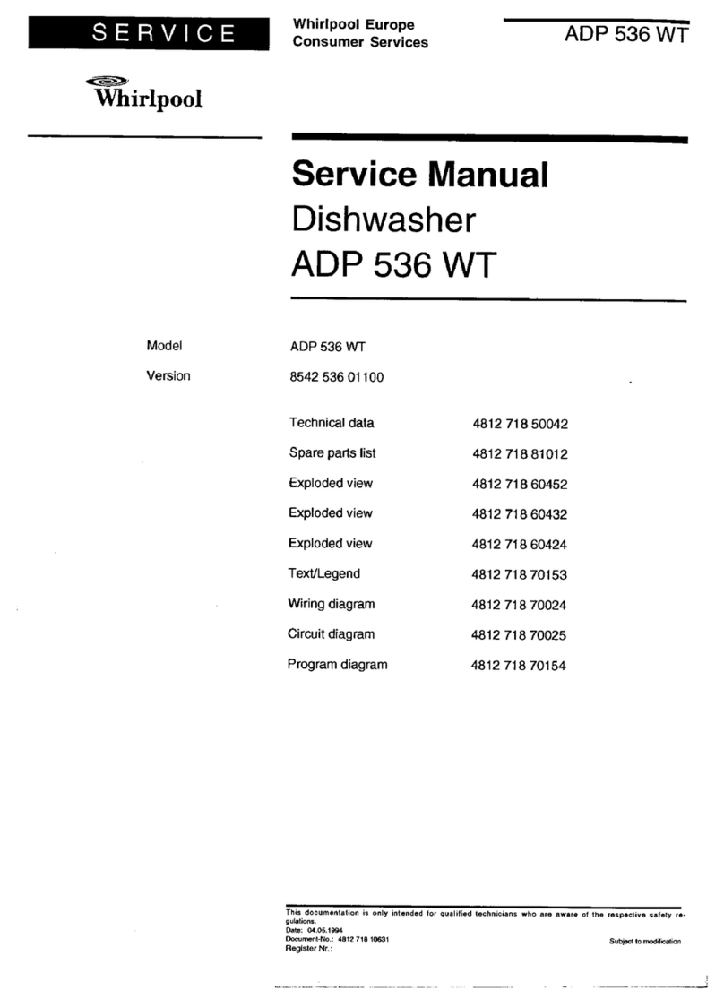 Whirlpool ADP 536 WT User manual