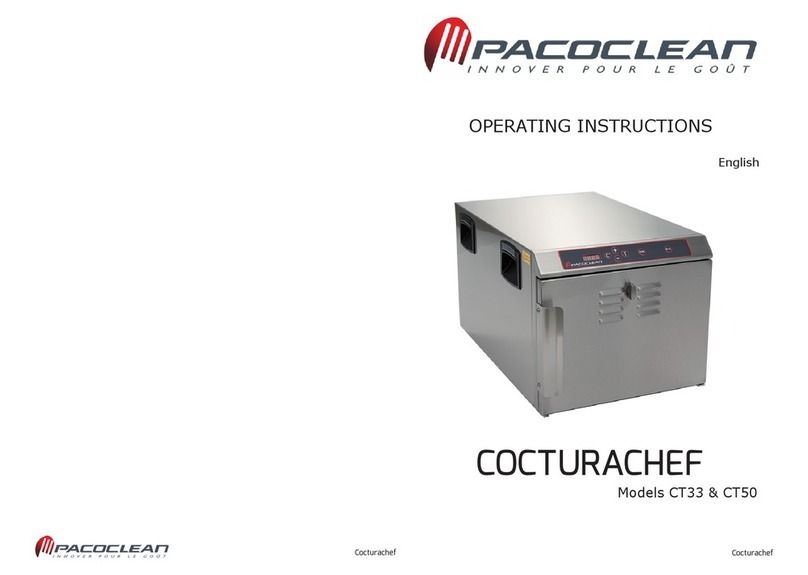 Pacoclean COCTURACHEF CT33 operating instructions