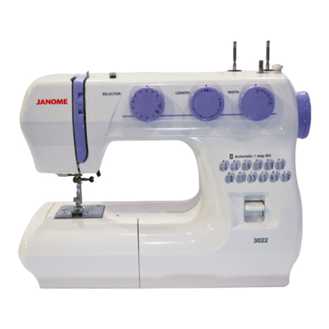 Janome 3022 Instruction book