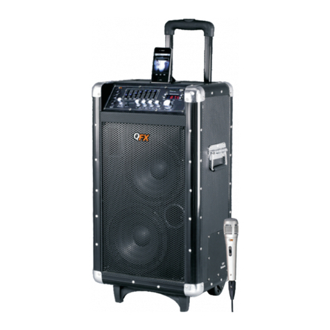 QFX PBX-2080 BLK user manual