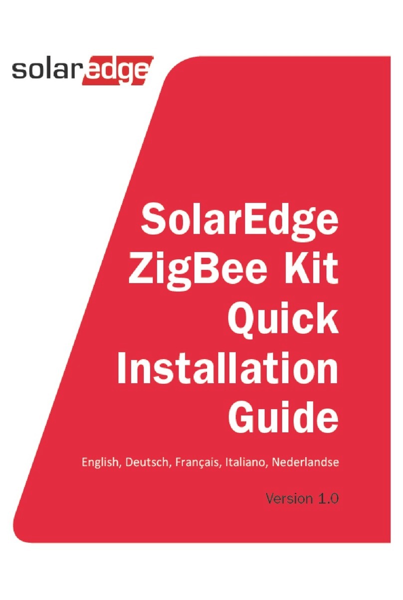 SolarEdge ZigBee Quick installation guide