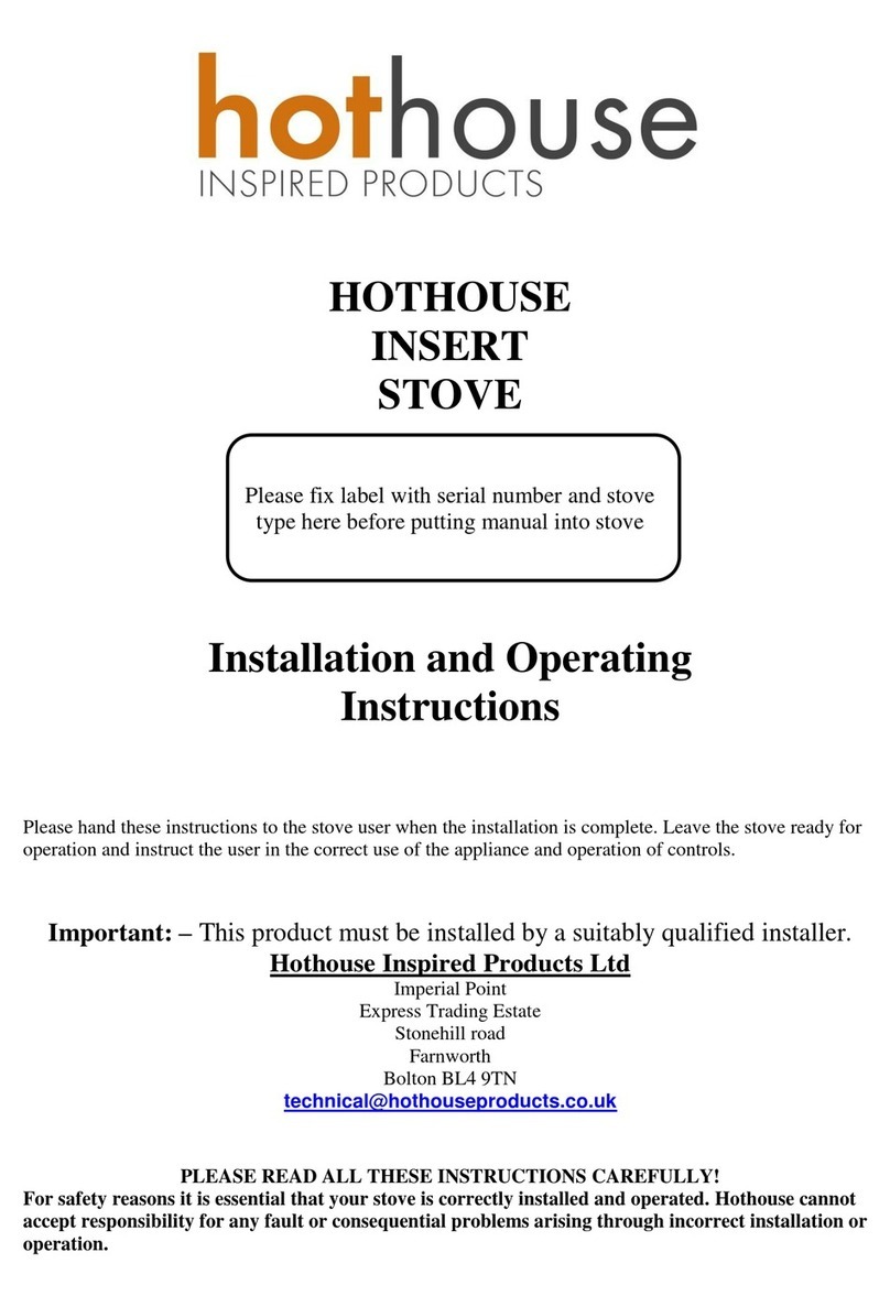 hotho INSERT Installation and operating instrictions