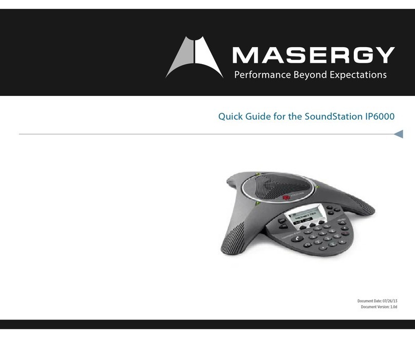 Masergy IP6000 quick guide