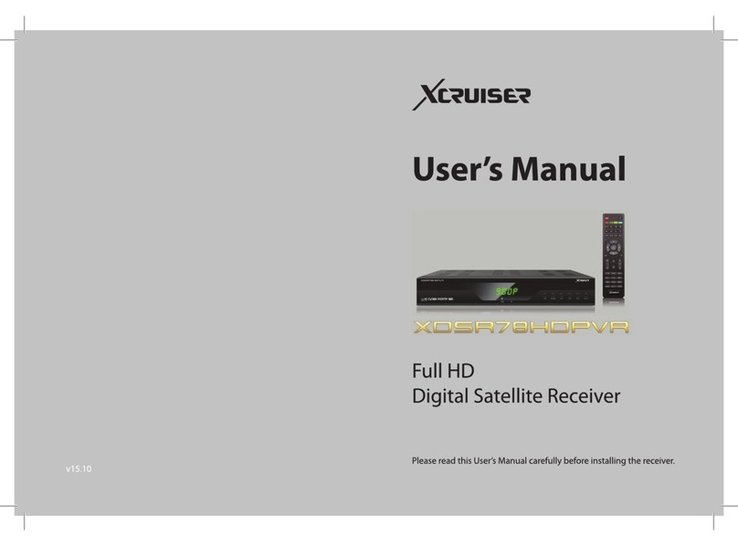 Xcruiser XDSR78HDPVR user manual