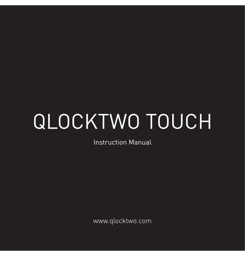 Biegert&Funk QLOCKTWO TOUCH User manual