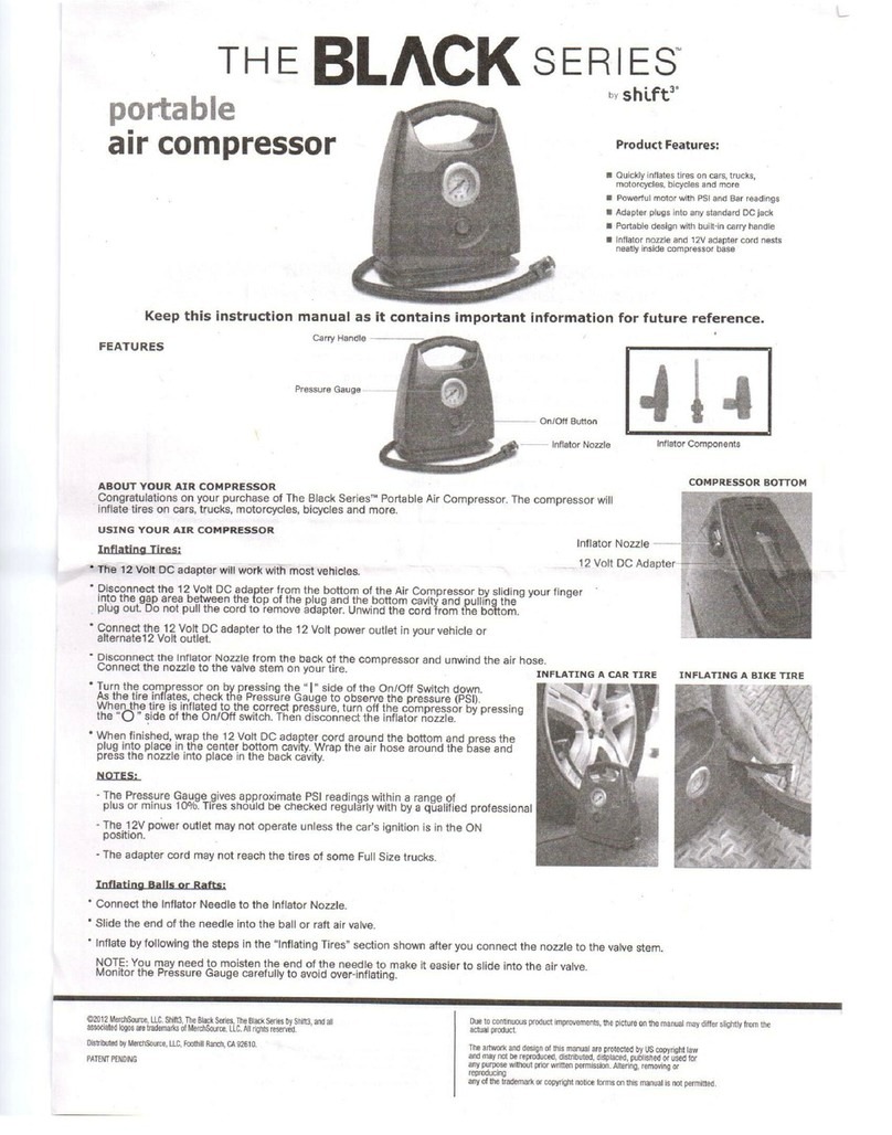Shift3 Black Series instruction manual