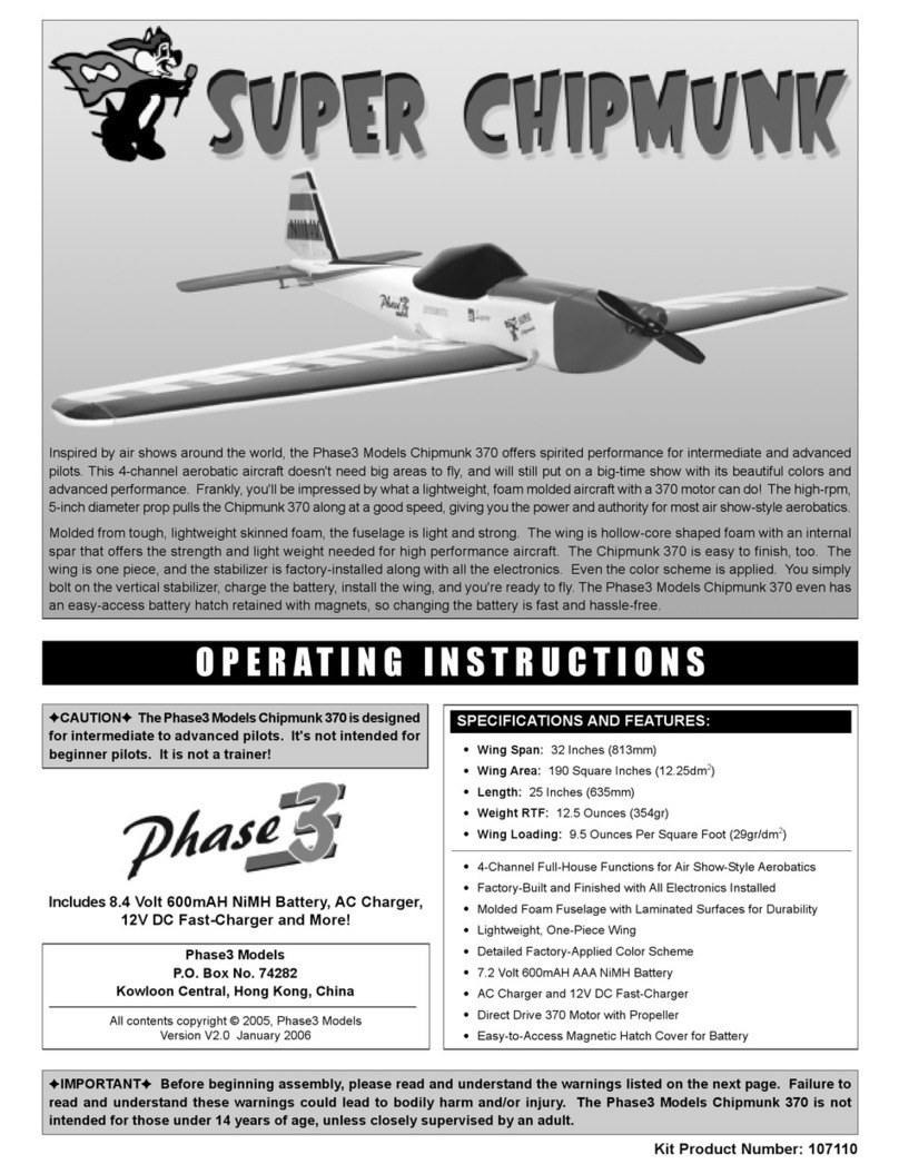 Phase3 Chipmunk 370 User manual