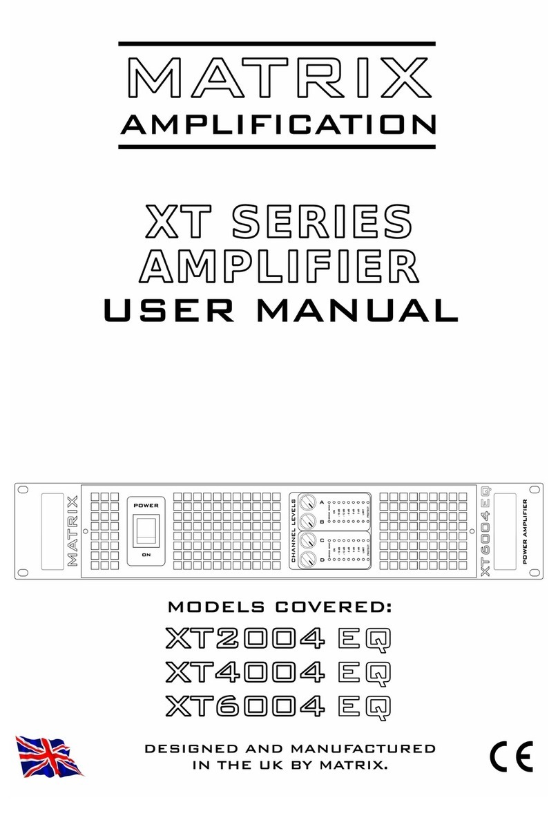 Matrix Amplification XT2004EQ user manual