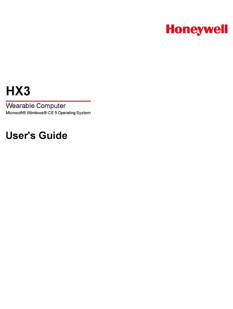 Honeywell HX3 User manual
