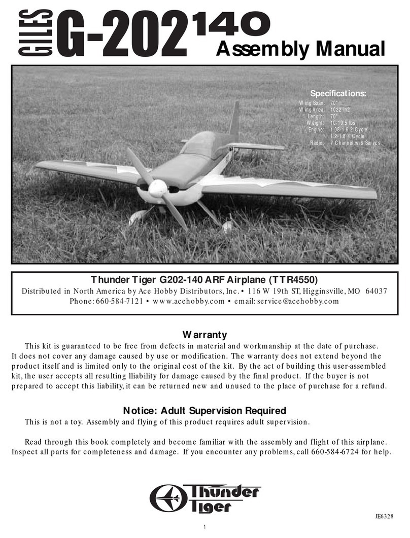 THUNDER TIGER TTR4550 User manual