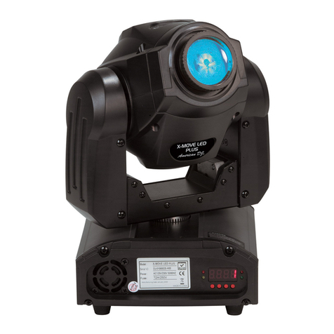 ADJ X-MOVE LED PLUS User manual ADJ X-MOVE LED PLUS User manual