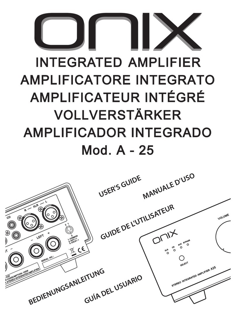 Onix A - 25 User manual