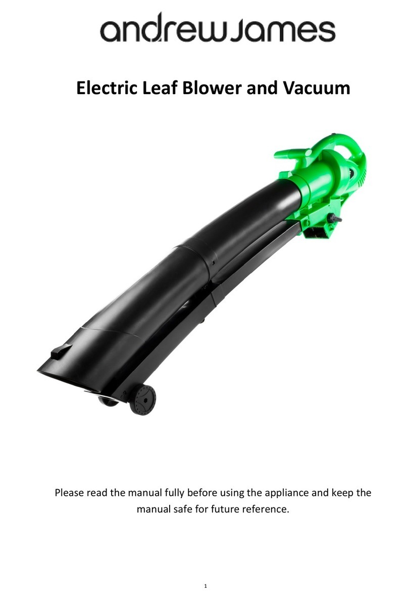 Andrew James Leaf Blower And Vacuum user manual