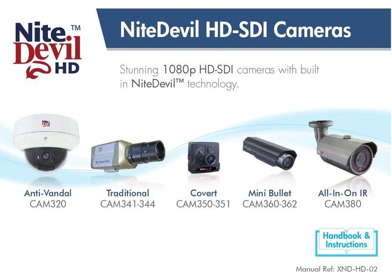Nite Devil Anti-Vandal CAM320 User manual