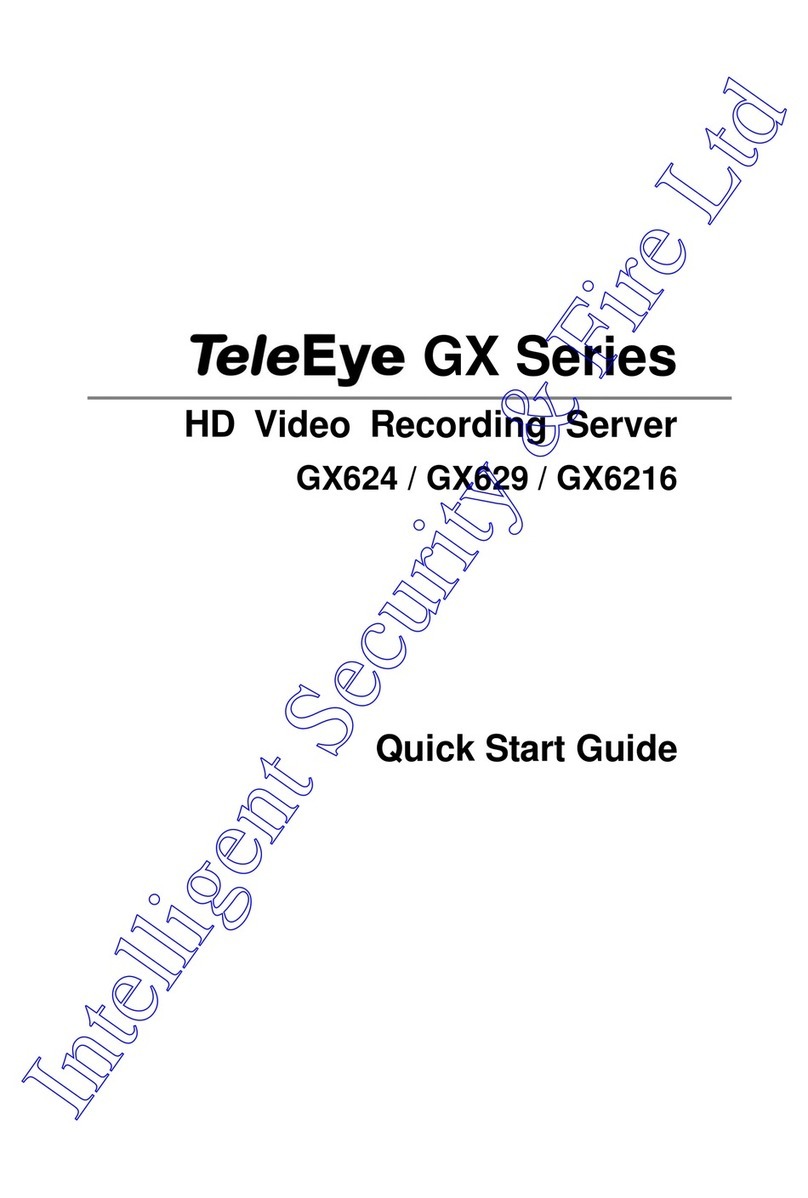 TeleEye GX624 quick start guide