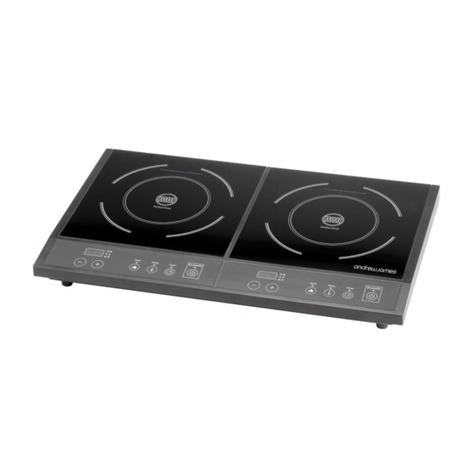 Andrew James Double Induction Cooker User manual